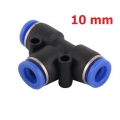 Fitting (PE10) ข้อต่อลม ข้อต่อสามทาง 10 mm (มิล) นิวเมติกส์